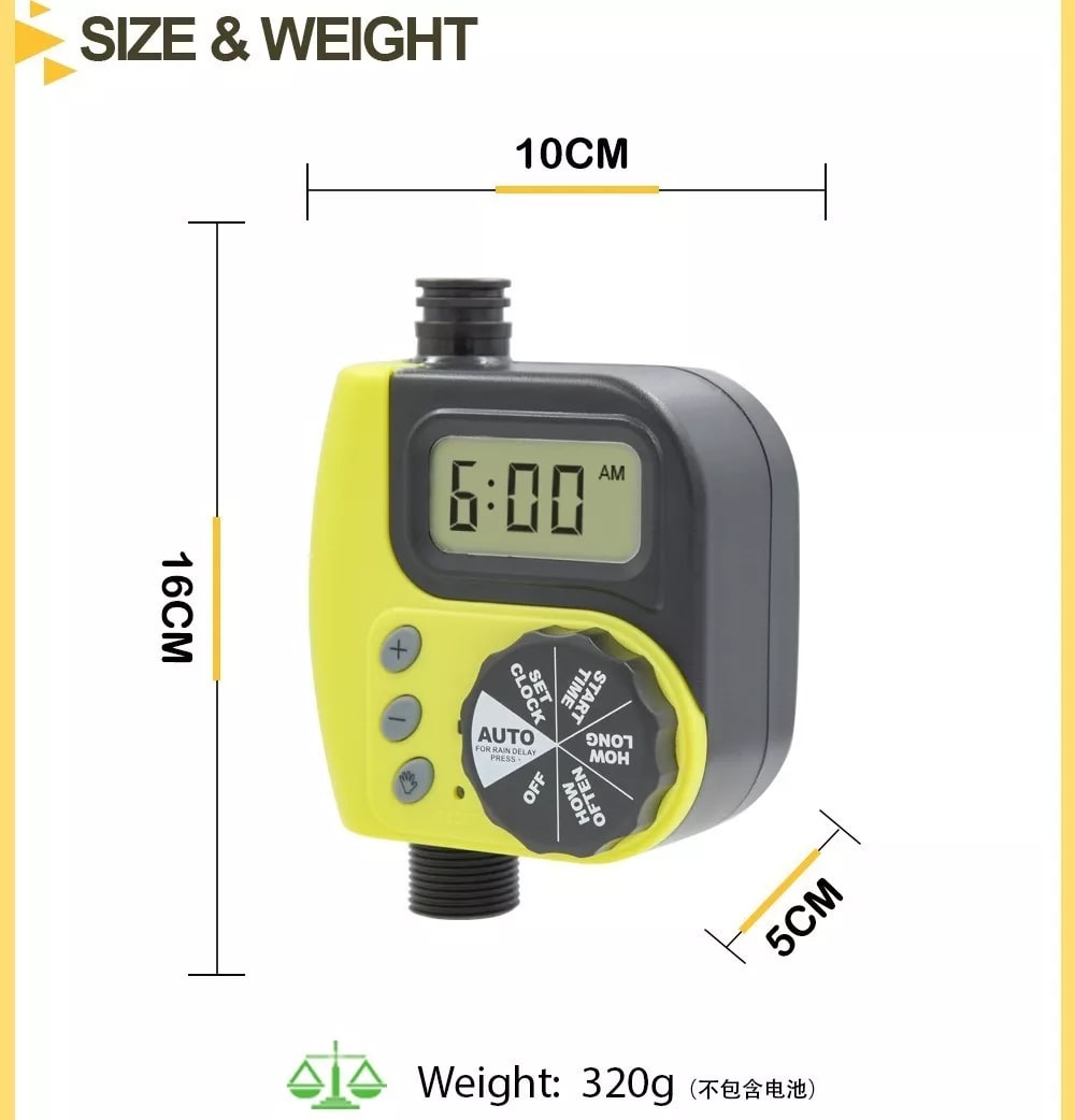 Programador para Riego Canilla con Timer Digital4