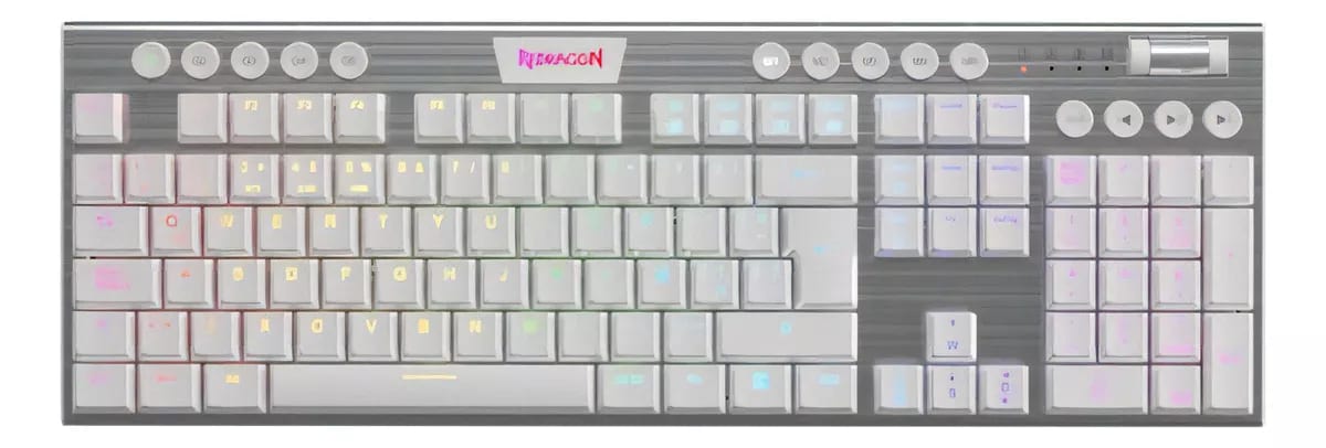 Teclado Gamer Inalámbrico K618W Horus FS Español Redragon4