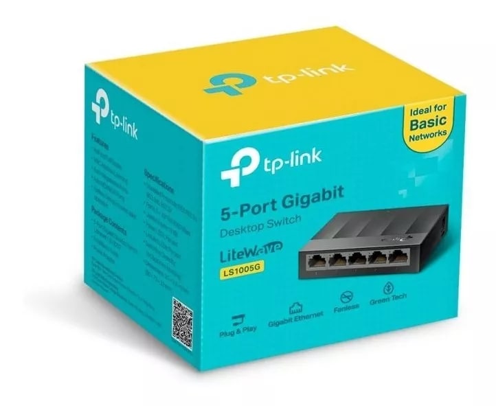 Switch 5 Puertos LiteWave 10/100/1000Mbps TP-Link3