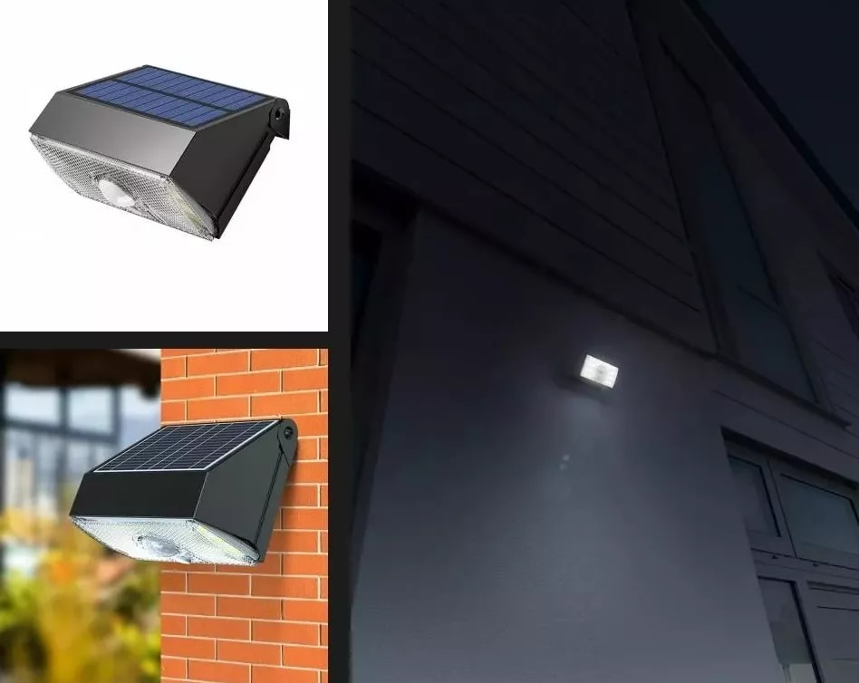 Foco Exterior Solar LED con Sensor de Movimiento PIR3