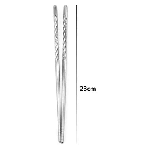 Juego de Palillos Chinos Acero Inoxidable3