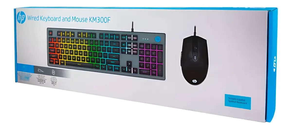 Kit de Teclado y Mouse Gamer KM300F Español HP4