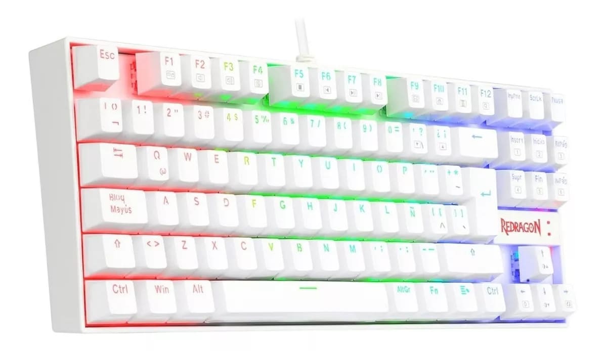 Teclado Gamer Kumara K552 Outemu Red Español con Luz RGB Redragon3