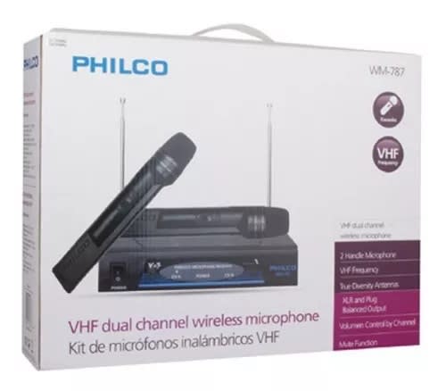 Micrófonos Inalámbricos WM787 Philco2