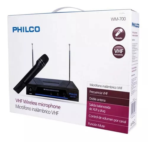 Micrófono Inalámbrico WM700 Philco2