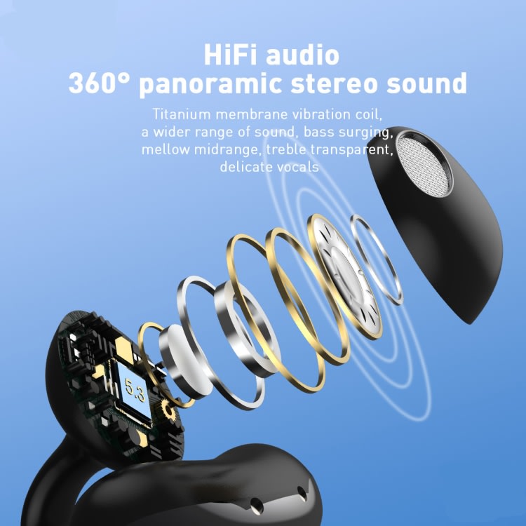 Audífonos Inalámbricos Ear Clip Air Conduction Hi82 Hileo7