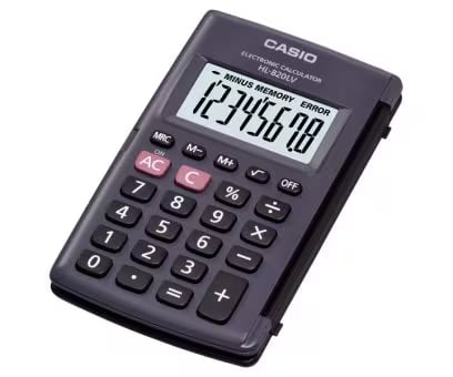 Calculadora Electrónica de Bolsillo HL-820LV 8 Dígitos Casio1