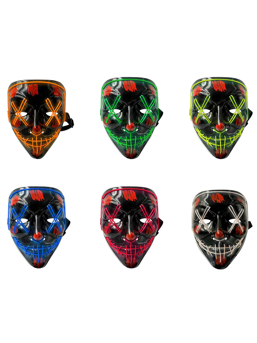 Máscara LED Purga 1 Unidad Halloween1