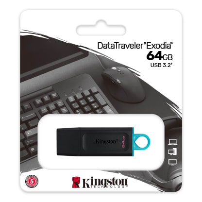 Pendrive DataTraveler Exodia USB 3.2 Kingston1