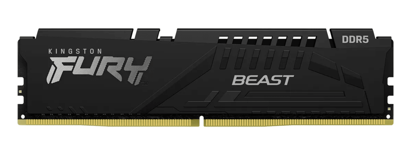 Mémoire RAM DDR5 Fury Beast - 8 Go/16 Go/32 Go - 4800/5200/5600 MHz - Pour PC Bureau