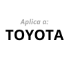 Aplica a Toyota