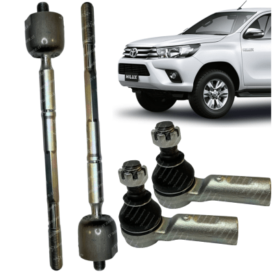 Kit Terminales + Axiales Direccion HILUX 2016-20211