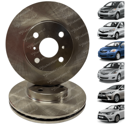 Disco Freno Delantero YARIS 2006-2018. PAR1