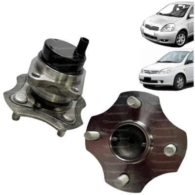 Maza/Rodamiento Trasero YARIS (C/ABS) 2000-2005. PAR1