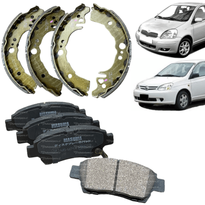 Kit Pastilla + Balata Freno YARIS 2000-2005. PAR