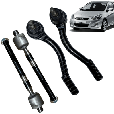 Kit Terminales + Axiales Direccion ACCENT 2011-20201