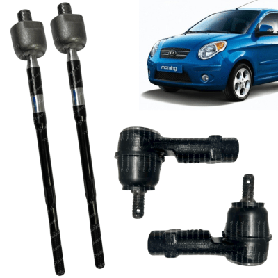 Kit Terminales + Axiales Direccion MORNING 2008-2011. PAR