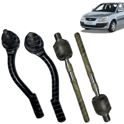 Kit Terminales + Axiales Direccion RIO 2006-2012. PAR