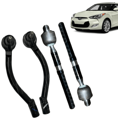 Kit Terminales + Axiales Direccion VELOSTER 2011-2018. PAR