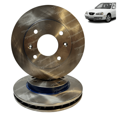 Disco Freno Delantero ELANTRA 2001-2006. PAR