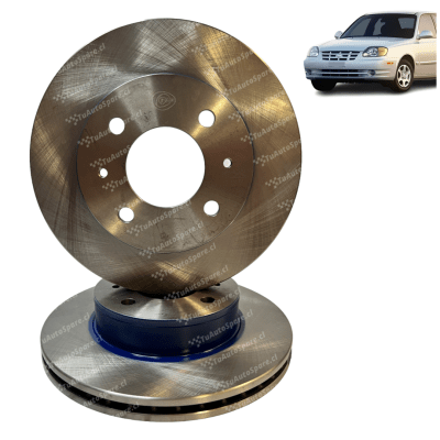 Disco Freno Delantero ACCENT 2000-2006. PAR1