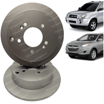Disco Freno Trasero SPORTAGE (4WD) 2004-2014. PAR