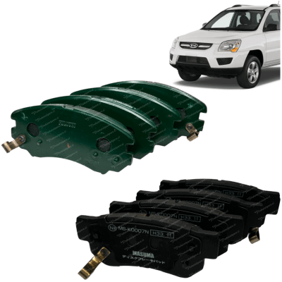 Kit Pastilla Freno Delantera + Trasera SPORTAGE (4WD) 2004-2010. PAR