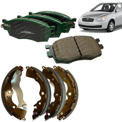 Kit Pastilla + Balata Freno ACCENT 2006-2011. PAR1