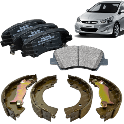 Kit Pastilla + Balata Freno ACCENT 2011-2020. PAR