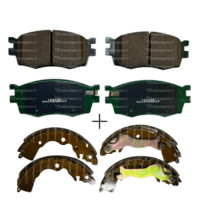 Kit Pastilla + Balata Freno RIO 2006-2012. PAR