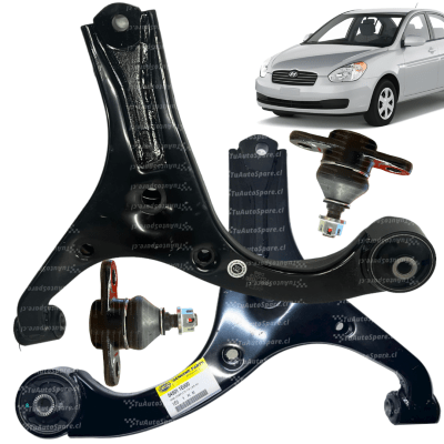 Kit Bandejas Inferior + Rotula Direccion ACCENT 2006-2011