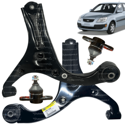 Kit Bandejas Inferior + Rotula Direccion RIO 2006-2012