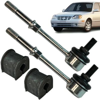 Kit Bieletas + Buje Barra Trasero ACCENT 2000-20061