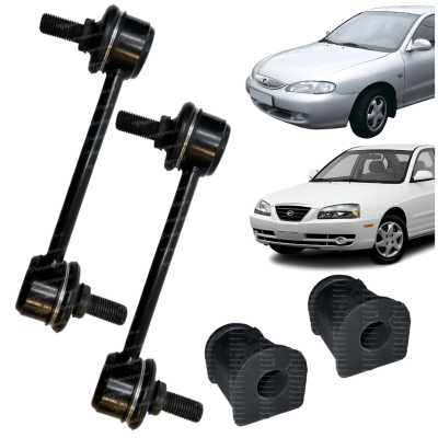 Kit Bieletas + Buje Barra Trasero ELANTRA 1996-20061