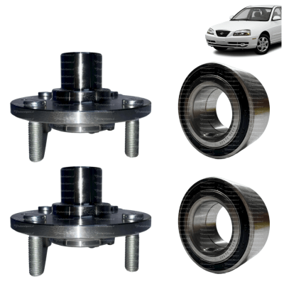 Kit Maza + Rodamiento Delantero ELANTRA (1.6, 1.8) 2001-20061