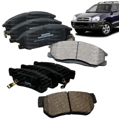 Kit Pastilla Freno Delantera + Trasera SANTA FE 2000-20051