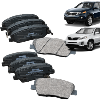 Kit Pastilla Freno Delantera + Trasera SORENTO 2010-20151