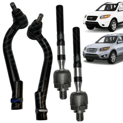 Kit Terminales + Axiales Direccion SANTA FE 2006-2012. PAR