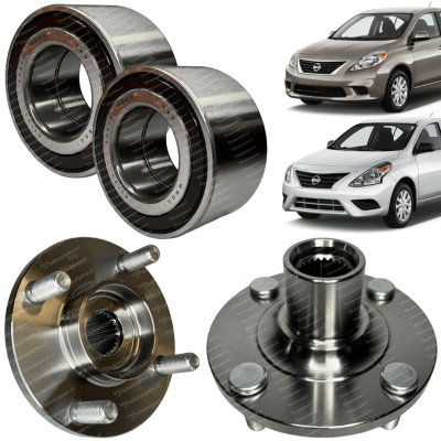 Kit Maza + Rodamiento Delantero VERSA 2011-2019