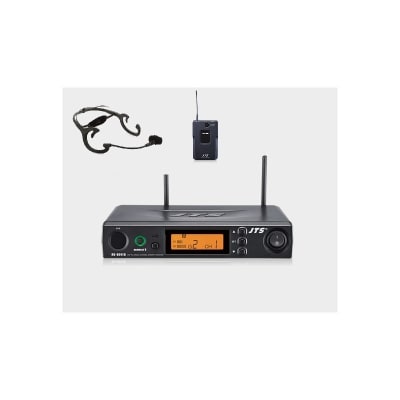 RU-8011/RU850TB/CX-504 (Pack) Micrófono inalámbrico single cintillo cardiode negro JTS1