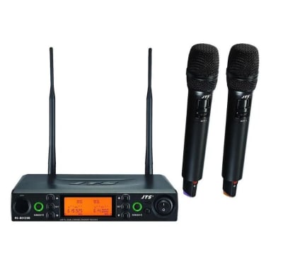 RU-8012DB/RU850LTH Micrófono inalámbrico doble de mano1