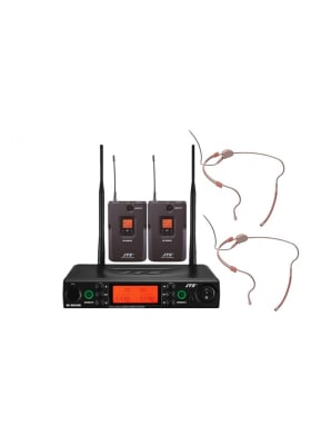 PACK RU-8012DB/RU850LTB+CM-214ULIF CINTILLO CARDIOIDE BEIGE JTS