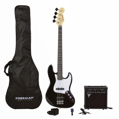 Pack de bajo eléctrico Freeman Full Rock - Black1