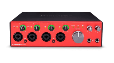 CLARETT+ 4PRE INTERFAZ AUDIO FOCUSRITE1