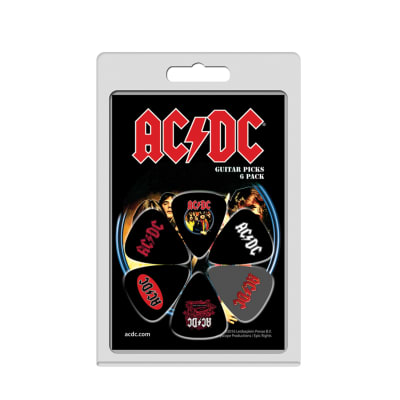 LP-ACDC1 PACK UÑETAS 6 AC-DC PERRI'S LEATHERS