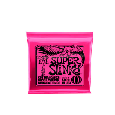 SET CUERDAS GUITARRA ELECTRICA ERNIE BALL P02223 REGULAR SLINKY '009-042'