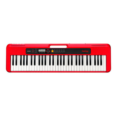 CT-S200RDC2 TECLADO 61 TECLAS CASIOTONE CASIO  ROJO C/TRANSF.