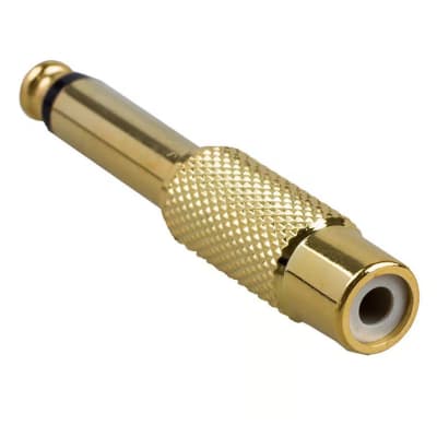 RCATS ADAPTADOR RCA A JACK MONO 6.5mm