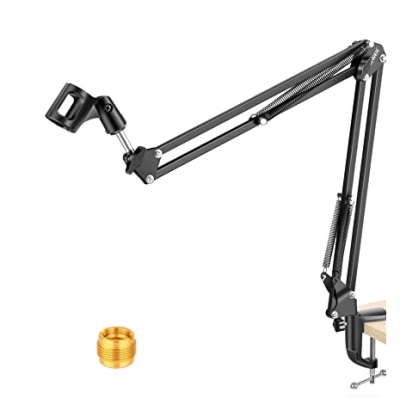 K-126 Atril micrófono brazo retráctil para micrófono y smartphone K-ACOUSTIC1