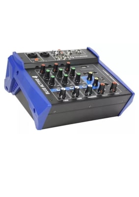 BLUE ACTIVE 4 MIXER ACTIVO 4 CH, 100W X 2 EN 4 OHMS TECSHOW